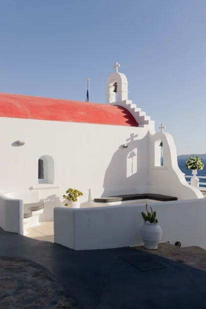 Image of chapel at wedding venue Saint John Hotel Villas and Spa, Greece