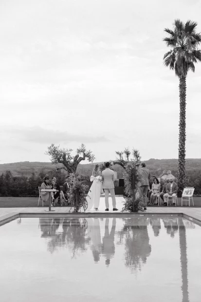 Full image of main house at wedding venue El Serral Hotel in Barcelona Spain