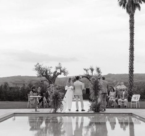 Full image of main house at wedding venue El Serral Hotel in Barcelona Spain
