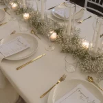 Image of table lay out at wedding venue El Serral Hotel, Spain