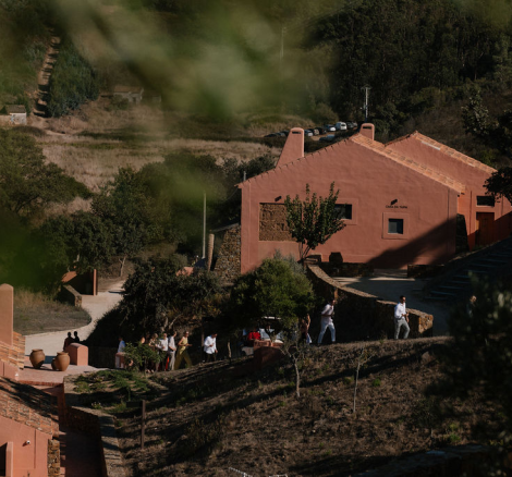Drone shot of wedding venue Vale Palheiro, Portugal